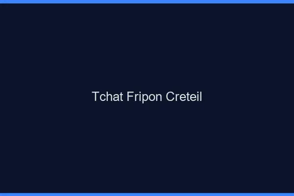 Tchat Fripon Créteil