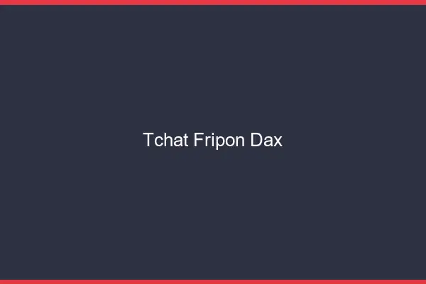 Tchat Fripon Dax