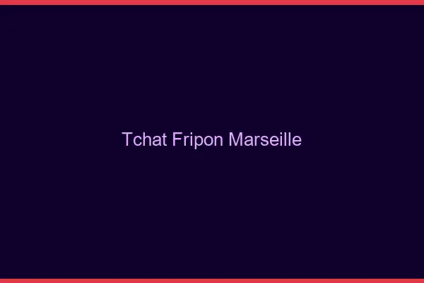 Tchat Fripon Marseille