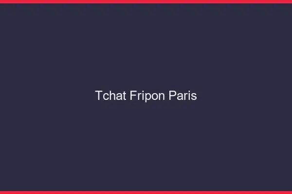 Tchat Fripon Paris