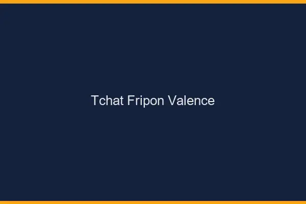 Tchat Fripon Valence