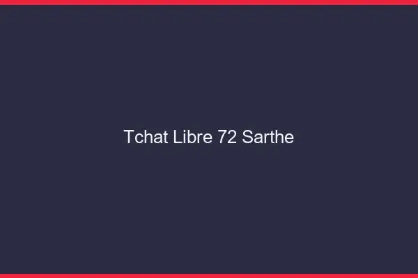 Tchat Libre Sarthe