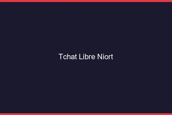 Tchat Libre Niort