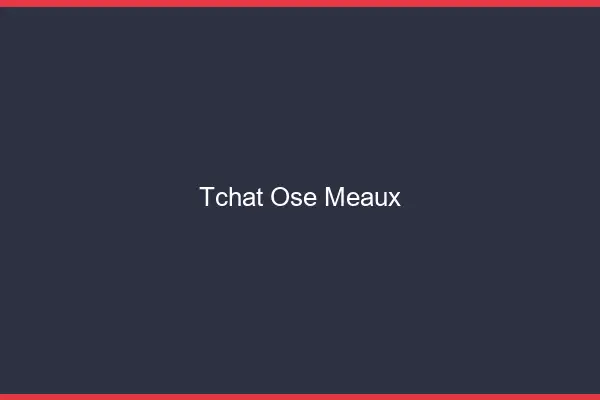 Tchat Osé Meaux