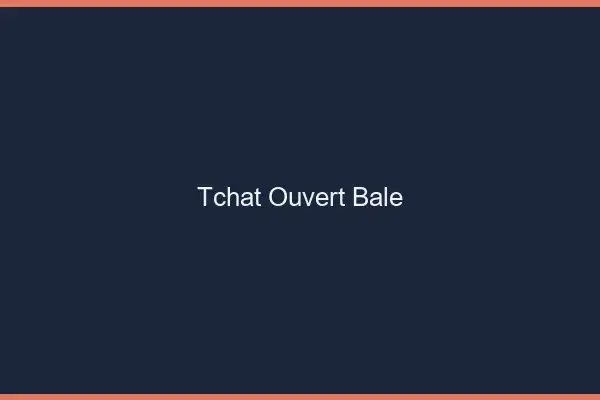 Tchat Ouvert Bâle