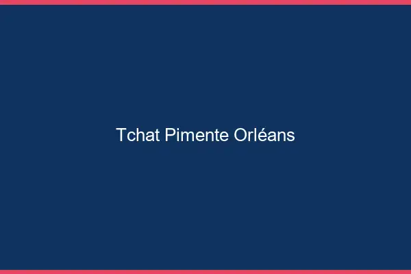 Tchat Pimenté Orléans