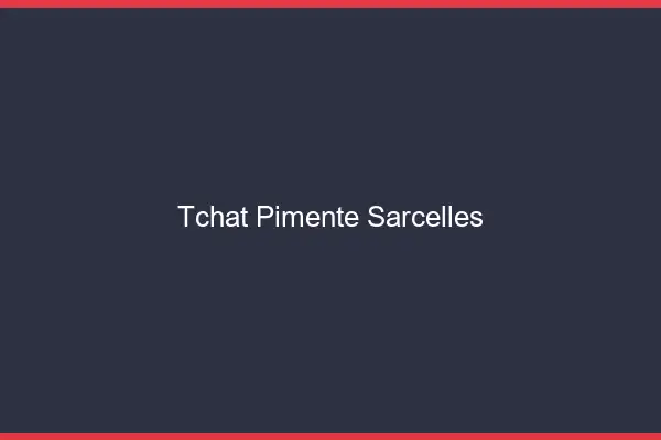Tchat Pimenté Sarcelles